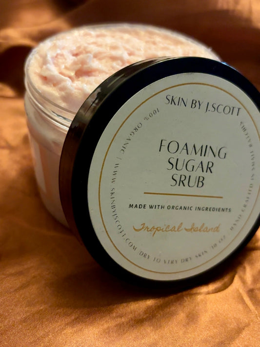 Tropical Island foaming body sugar scrub